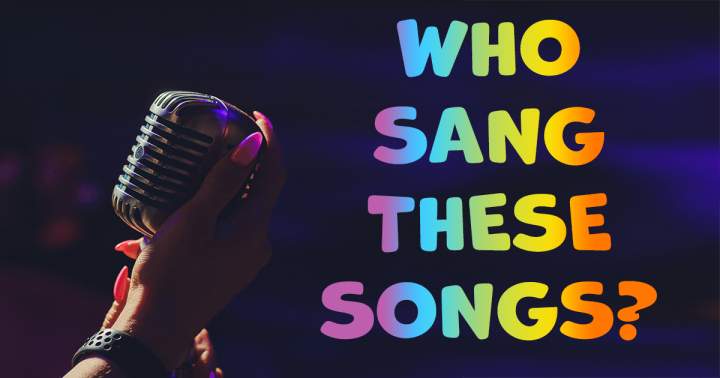 Banner for Please identify the singer of these songs.