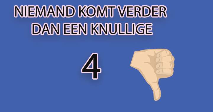 Heb jij hoger dan een 4? Direct delen!