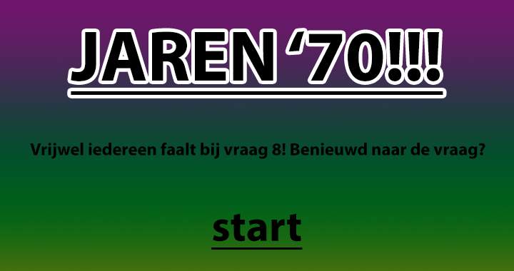 Banner for Wat weet jij nog van de jaren 70?