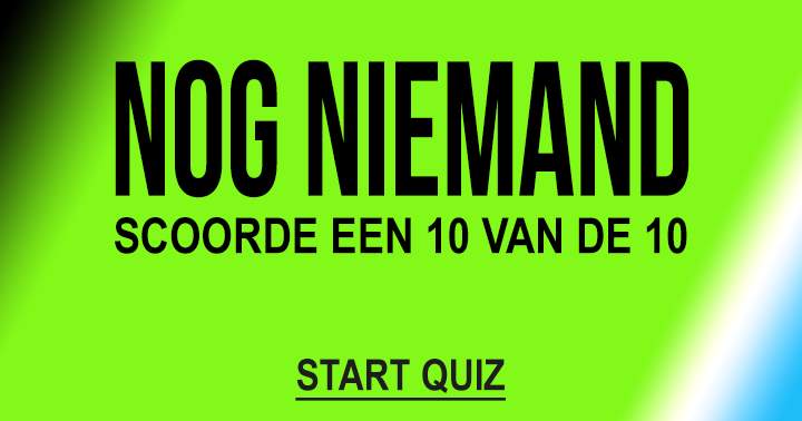 Banner for Wij dagen je uit voor deze moeilijke kennisquiz