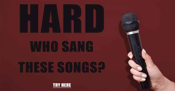 Banner for Please identify the singer of these songs.
