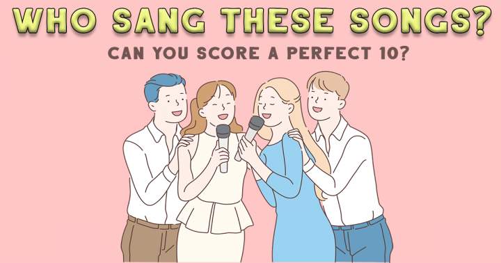 Banner for Are you able to identify the singer of these songs?