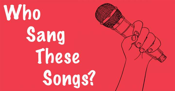 Banner for Can you identify the singer of these songs?