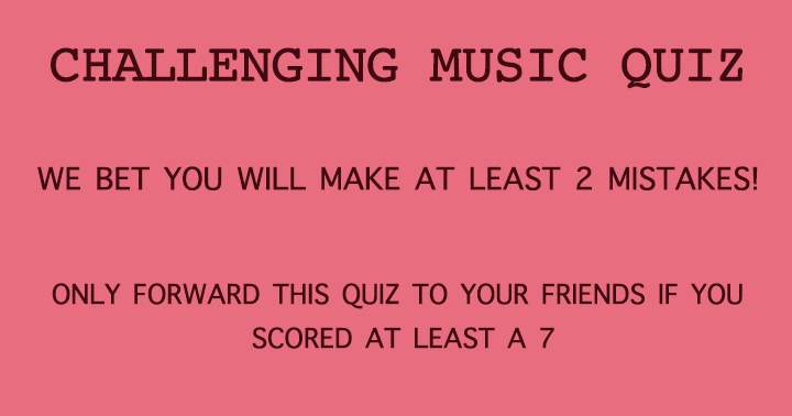 Banner for I am certain that you will make at least two mistakes in this quiz.