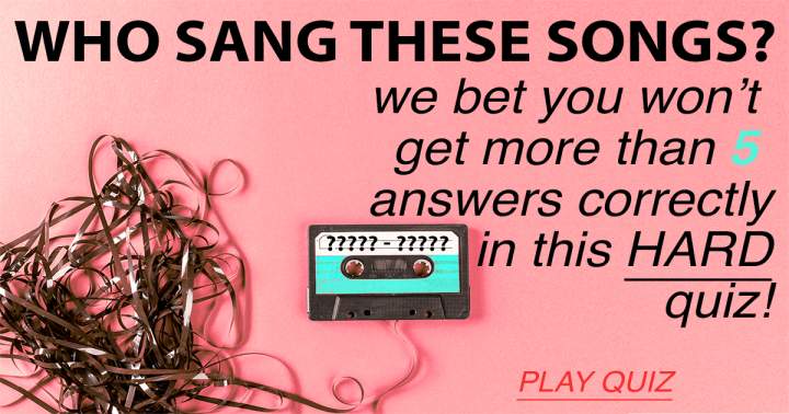 Banner for Could you tell me the singer of these songs?