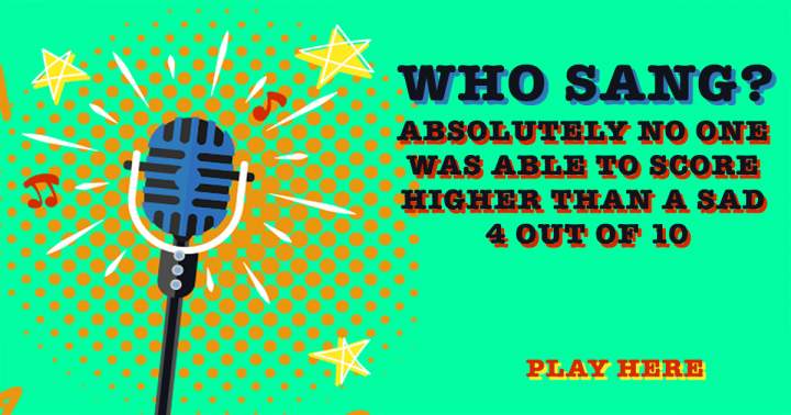 Banner for Can you name the singers of these songs?