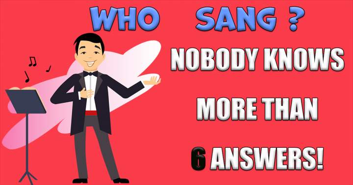 Banner for Would you be able to recognize the singer of these songs?