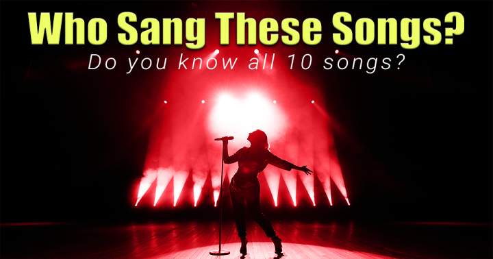 Banner for Identify the singer of these songs.