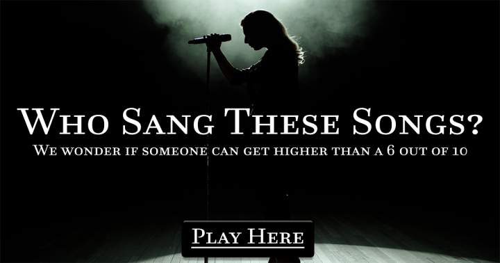 Banner for Could you let me know the singer of these songs?