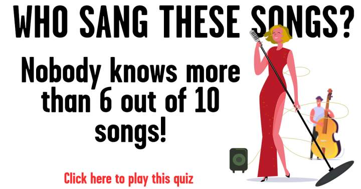 Banner for Please identify the singer of these songs.