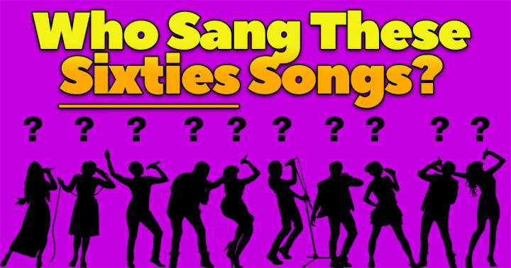 Banner for Which artist performed these songs from the 1960s?