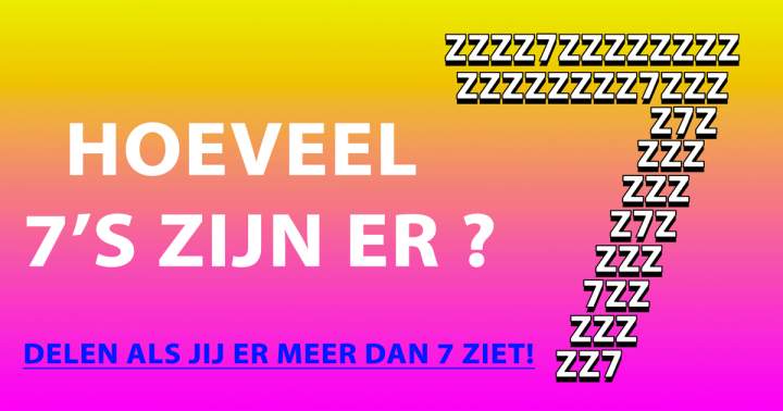 Banner for Hoeveel zie jij er?