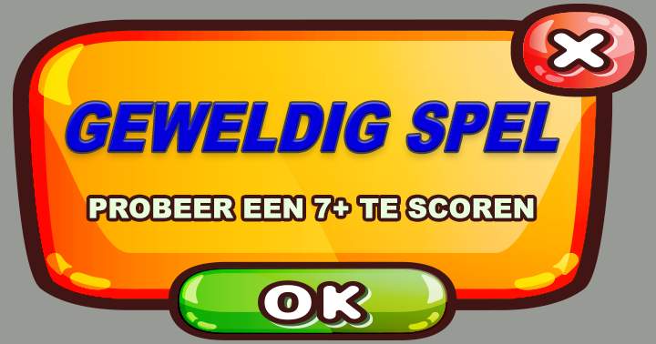 GEWELDIG SPEL!!!