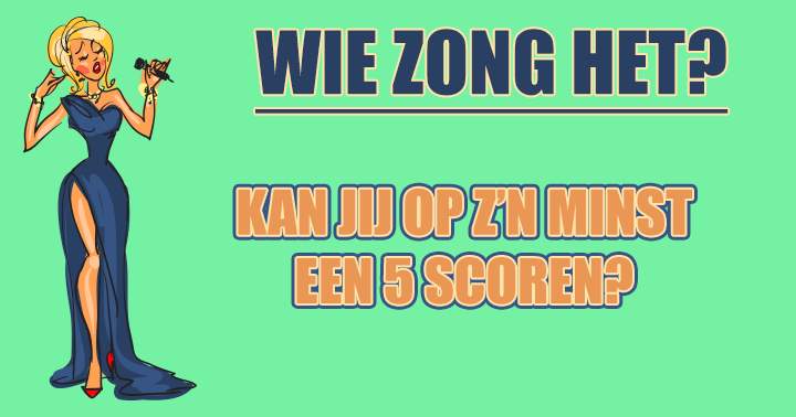 Banner for Weet jij van wie deze hits zijn? 