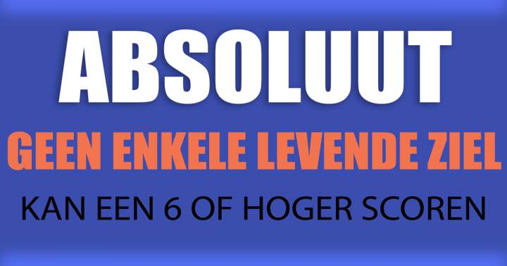 Banner for De Onmogelijke Quiz!