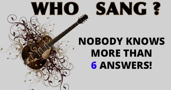 Banner for Would you be able to recognize the singer of these songs?