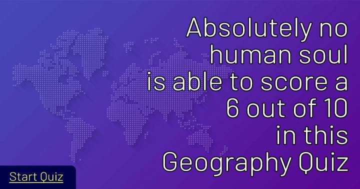 Challenge your geography skills with this quiz.