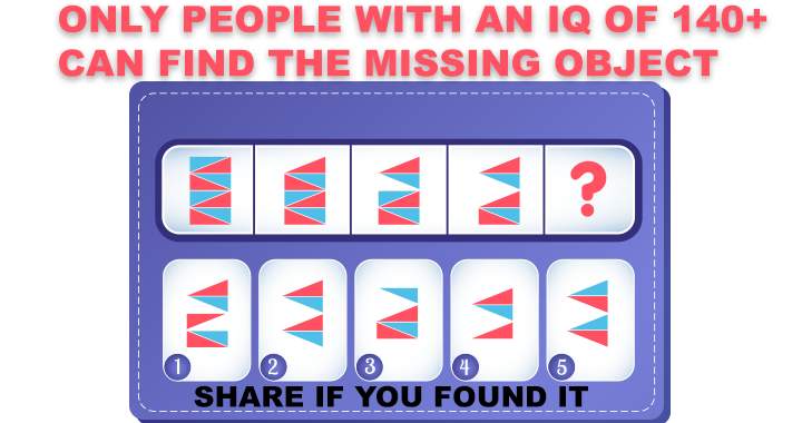 Only if your IQ is 140+ you will find the missing object