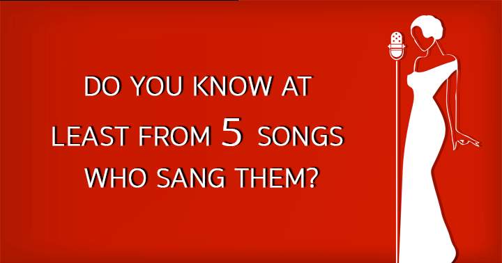 Banner for Can you identify the singer of these songs?