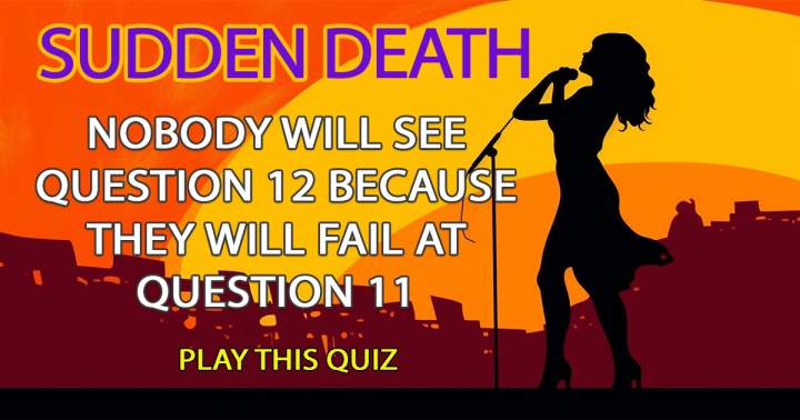 Banner for Can you tell me the name of the artist who performs the song Sudden Death Style?