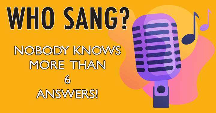 Banner for Can you tell who is singing these songs?
