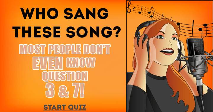 Banner for Can you identify the singer responsible for these songs?