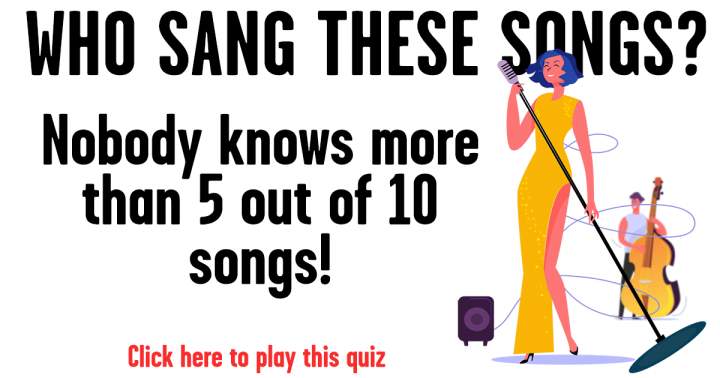 Banner for Please identify the singer of these songs.