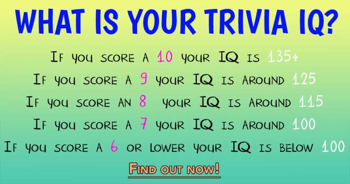 Banner for What is your trivia IQ