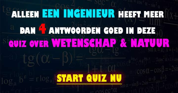 Banner for Alleen een ingenieur heeft meer dan 4 antwoorden goed