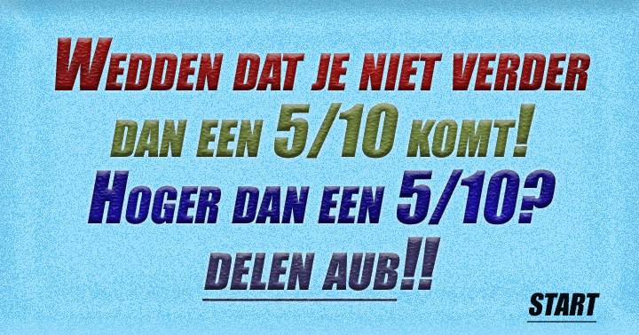 Banner for Even kijken hoe jouw algemene kennis is!