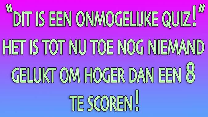 Banner for Haal Een 10 En Maak Het Onmogelijke Mogelijk!