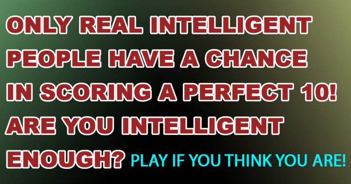 Banner for Quiz for intelligent people!