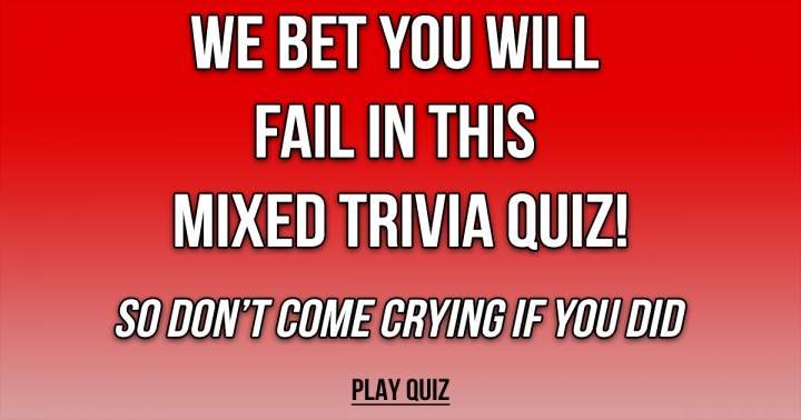 Trivia Quiz with a Mix of Topics