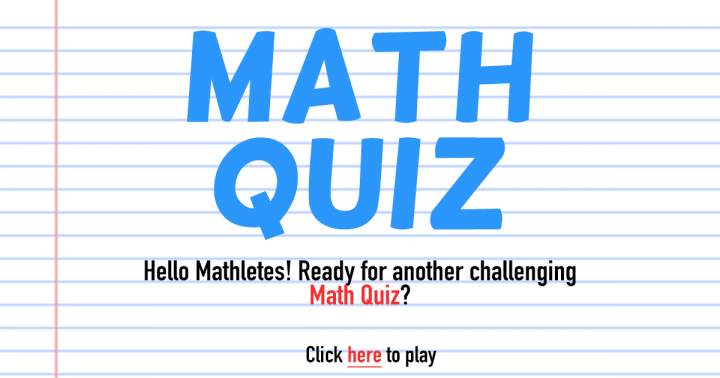 Quiz on Mathematics