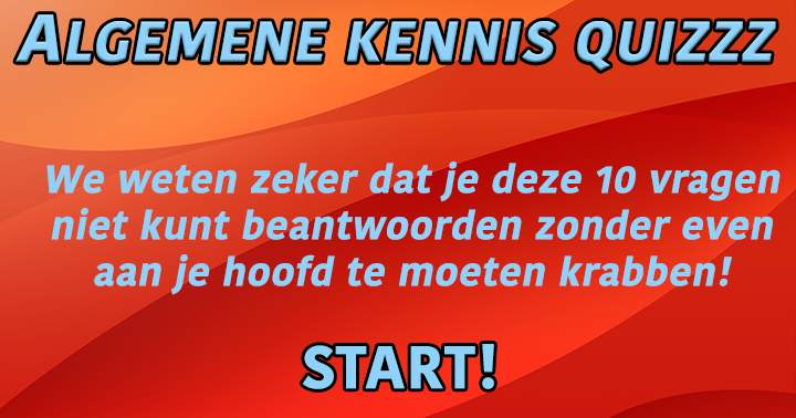 Banner for Deze 10 vragen zijn onmogelijk te maken zonder even aan je hoofd te moeten krabben...