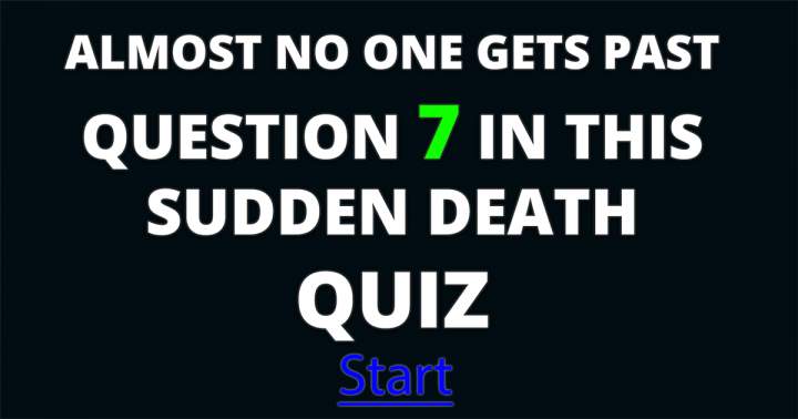 Banner for Sudden Death Quiz