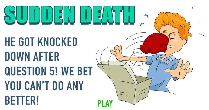 Banner for Sudden Death Quiz