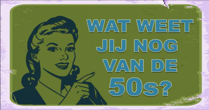 Quiz over de jaren '50