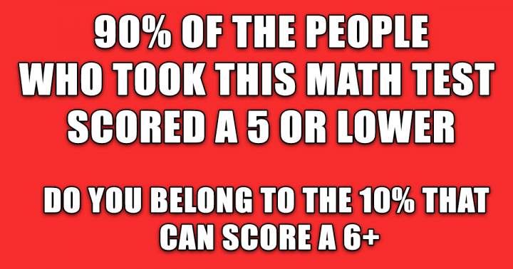 Mathematics Test