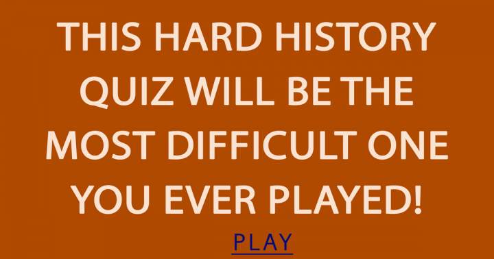 Banner for Hard History Quiz