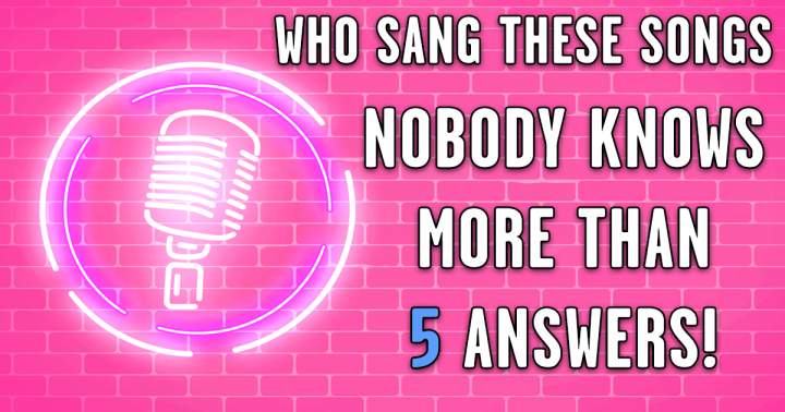Banner for Who is the performer of these songs?