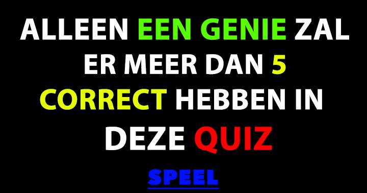 Banner for Dit is de Wetenschaps Quiz - Genie Editie