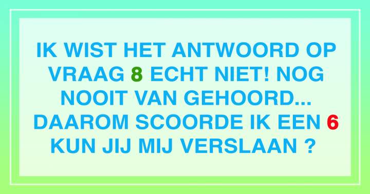 Banner for Moeilijke Algemene Kennis Vragen 