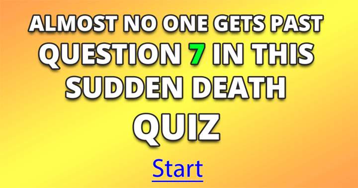 Banner for Sudden Death Quiz