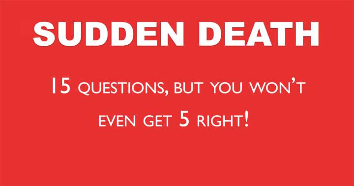 Banner for Sudden Death Quiz