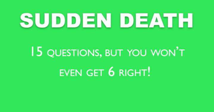 Banner for Sudden Death Quiz