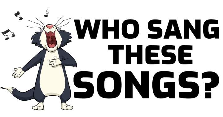 Banner for Who is the singer of these songs?