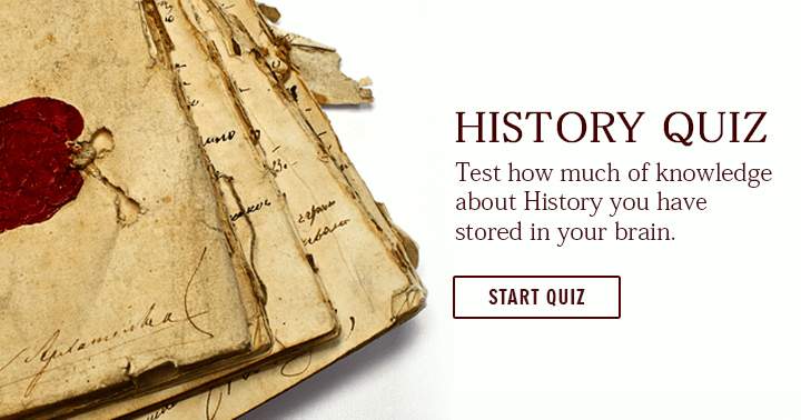 Challenging History Trivia Quiz