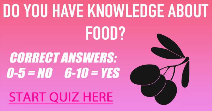 Food Trivia Challenge.