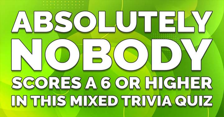 Mixed Trivia Quiz